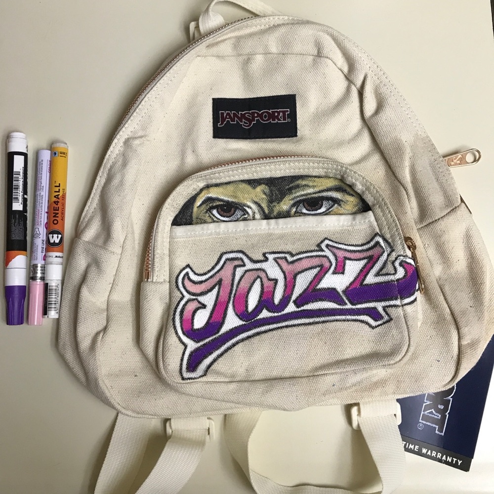 Custom JanSport backpack